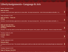 Tablet Screenshot of libertyassignments.blogspot.com
