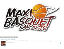 Tablet Screenshot of maxibasquetsanjusto.blogspot.com