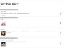 Tablet Screenshot of dailydosebeauty.blogspot.com