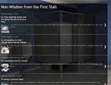 Tablet Screenshot of nonwisdomfromthefirststall.blogspot.com