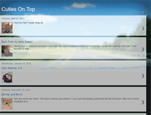 Tablet Screenshot of cutiesontop.blogspot.com