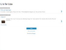 Tablet Screenshot of lisforliza.blogspot.com