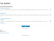 Tablet Screenshot of carauctiontoplists.blogspot.com