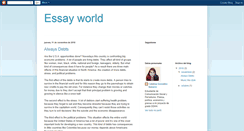 Desktop Screenshot of essayworldenglishsix.blogspot.com