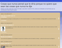 Tablet Screenshot of cosasquenuncapensequetediria.blogspot.com