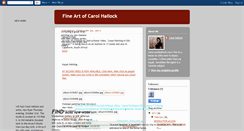 Desktop Screenshot of carolhallock.blogspot.com