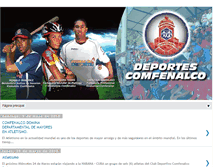 Tablet Screenshot of deportescomfenalco.blogspot.com