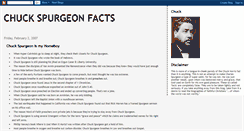 Desktop Screenshot of chuckspurgeonfacts.blogspot.com