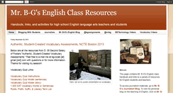 Desktop Screenshot of bgteacher.blogspot.com