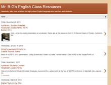 Tablet Screenshot of bgteacher.blogspot.com