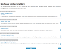 Tablet Screenshot of daytons-contemplations.blogspot.com