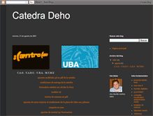 Tablet Screenshot of catedradeho.blogspot.com