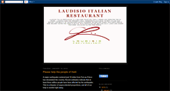 Desktop Screenshot of laudisio.blogspot.com