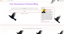 Desktop Screenshot of onlycarinsurance.blogspot.com