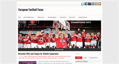 Desktop Screenshot of european-football-updates.blogspot.com