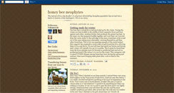 Desktop Screenshot of honeybeeneophytes.blogspot.com