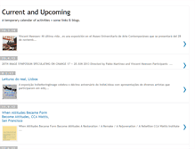 Tablet Screenshot of currentandupcoming.blogspot.com