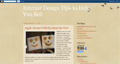 Desktop Screenshot of interiordesigntipstohelpyousell.blogspot.com
