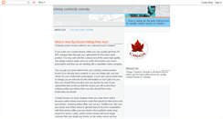 Desktop Screenshot of cheapcontactscanada.blogspot.com