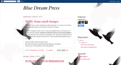 Desktop Screenshot of bluedreampress.blogspot.com