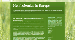 Desktop Screenshot of metabolomicsineu.blogspot.com