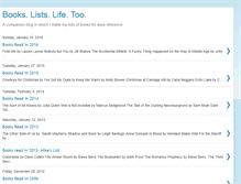 Tablet Screenshot of bookslistslifetoo.blogspot.com