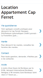 Mobile Screenshot of location-appartement-cap-ferret.blogspot.com