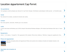 Tablet Screenshot of location-appartement-cap-ferret.blogspot.com