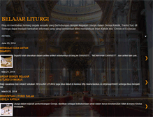 Tablet Screenshot of belajarliturgi.blogspot.com