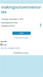 Mobile Screenshot of makingourownmemories.blogspot.com