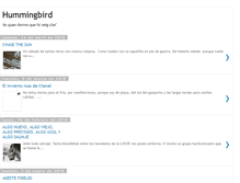Tablet Screenshot of hummingbird-colibri.blogspot.com