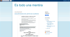 Desktop Screenshot of mentiraes.blogspot.com