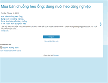 Tablet Screenshot of chuongheothit.blogspot.com
