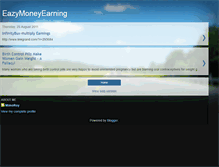 Tablet Screenshot of eazymoneyearning.blogspot.com