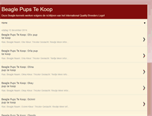 Tablet Screenshot of beagle-pups-te-koop.blogspot.com