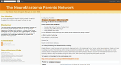 Desktop Screenshot of neuroblastoma-network.blogspot.com