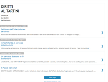 Tablet Screenshot of dirittitartini.blogspot.com