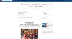 Desktop Screenshot of kamzangfund.blogspot.com