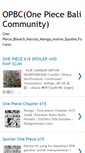 Mobile Screenshot of opbc-lover.blogspot.com
