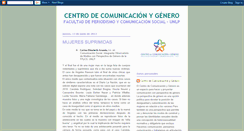 Desktop Screenshot of comunicacion-genero.blogspot.com