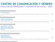 Tablet Screenshot of comunicacion-genero.blogspot.com