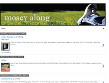 Tablet Screenshot of moseyalong.blogspot.com