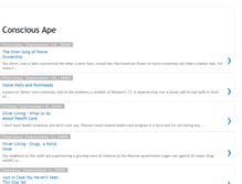 Tablet Screenshot of conscious-ape.blogspot.com