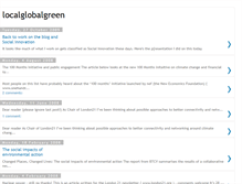 Tablet Screenshot of localglobalgreen.blogspot.com