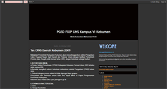 Desktop Screenshot of pgsdkebumen.blogspot.com