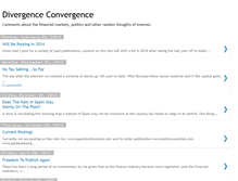 Tablet Screenshot of divergenceconvergence.blogspot.com