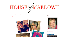 Desktop Screenshot of houseofmarlowe.blogspot.com