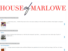 Tablet Screenshot of houseofmarlowe.blogspot.com