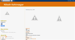 Desktop Screenshot of nileshkshirsagar.blogspot.com
