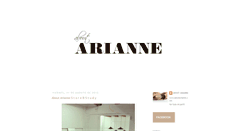 Desktop Screenshot of aboutarianne.blogspot.com